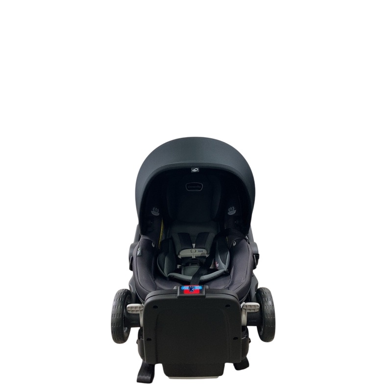 Evenflo Shyft Dual Ride Infant Car Seat Stroller Combo, 2024, Boone Gray
