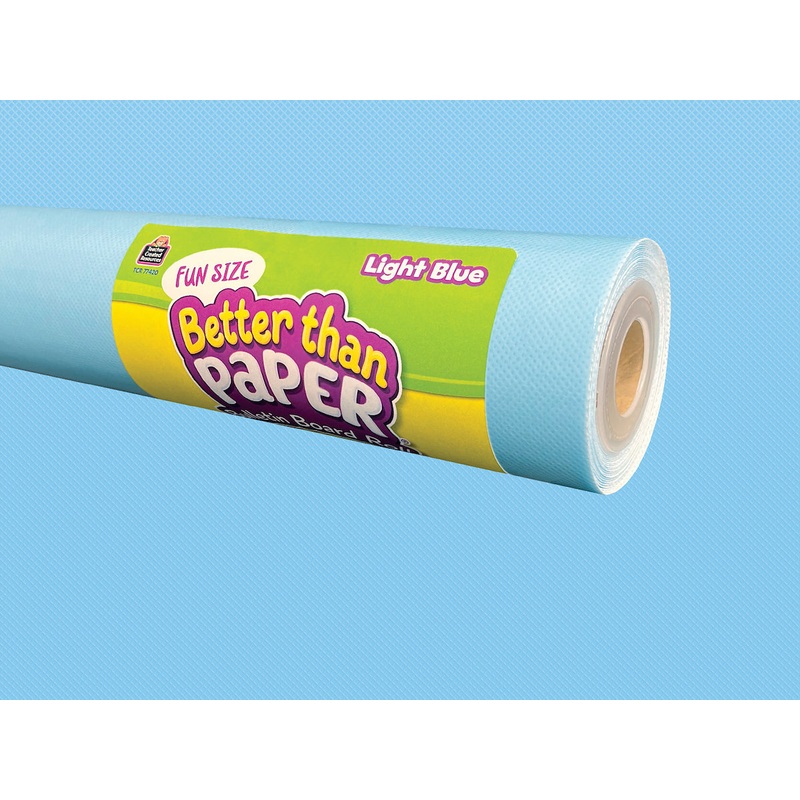 Fun Size Light Blue Better Than Paper Bulletin Board Roll