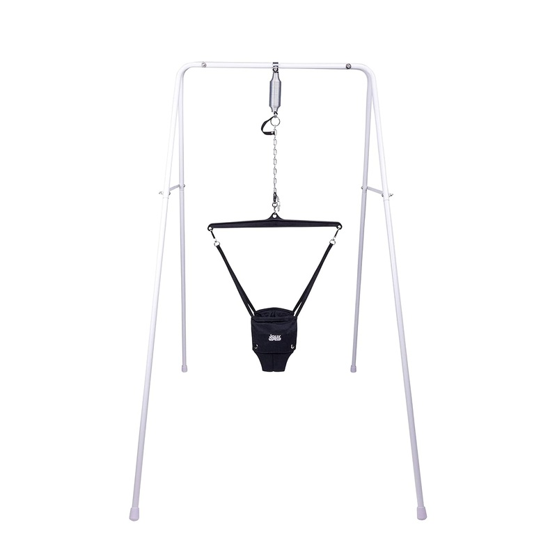 Jolly Jumper Baby Jumper With Stand, Carbon Black Saddle