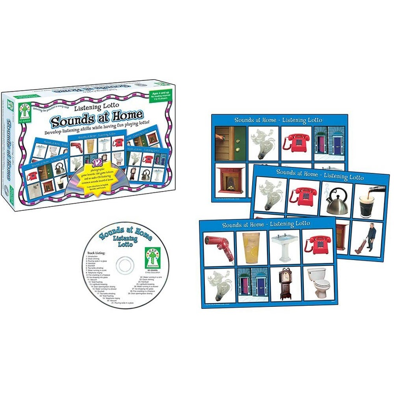 Listening Lotto Game: Sounds at Home(DISC)