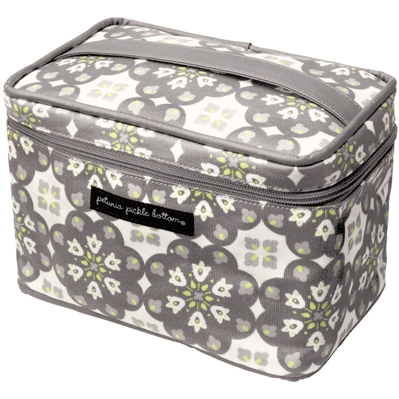 Petunia Pickle Bottom Travel Train Case Misted Marseille