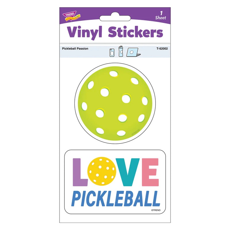 Pickleball Passion Vinyl Stickers