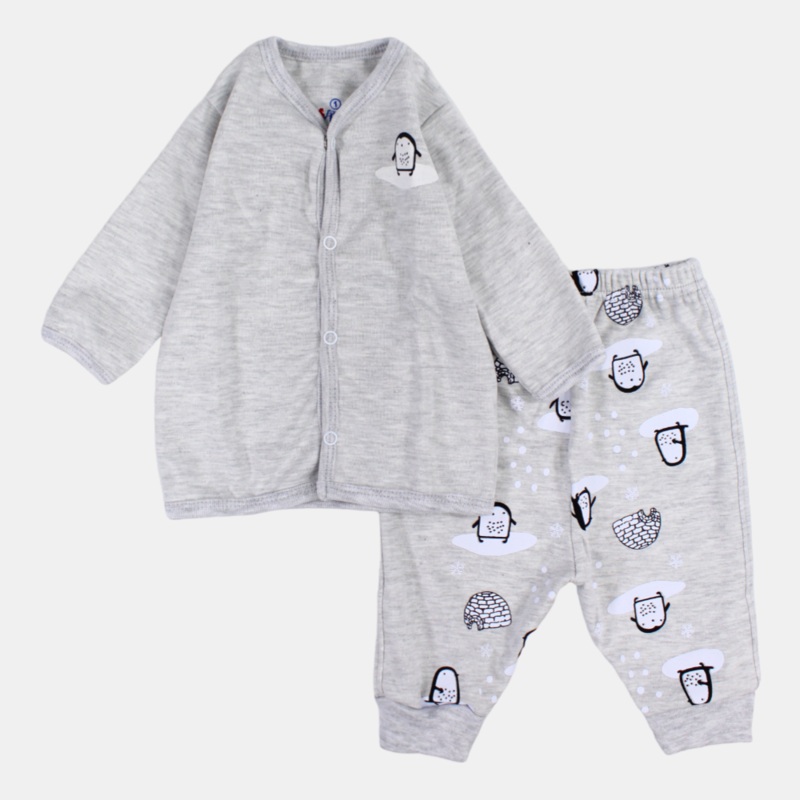Pinguin Baby Boys’ Cotton Pajama Set