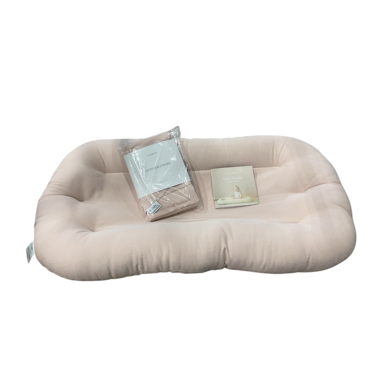 Snuggle Me Organic Sensory Toddler Lounger With Cover, Petal, Petal
