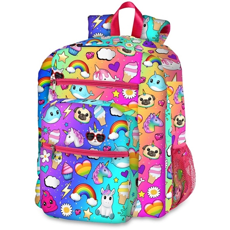 Top Trenz 5 Zipper Kid Backpack – Dream of Unicorn