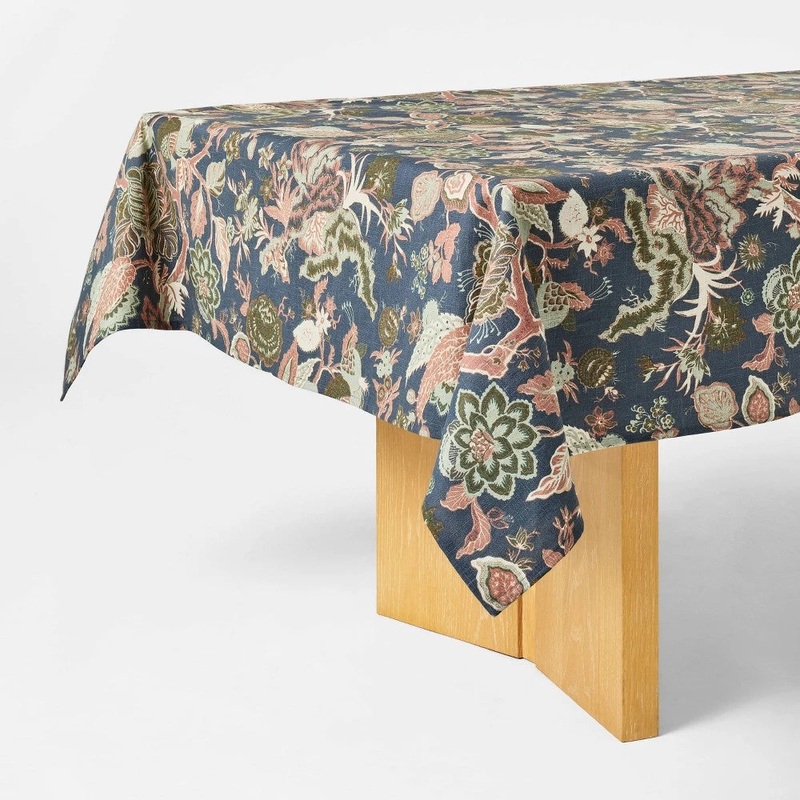 84″x60″ Floral Tablecloth
