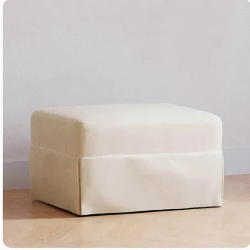 Crawford Gliding Ottoman – Performance Cream Eco-Weave (See Description)