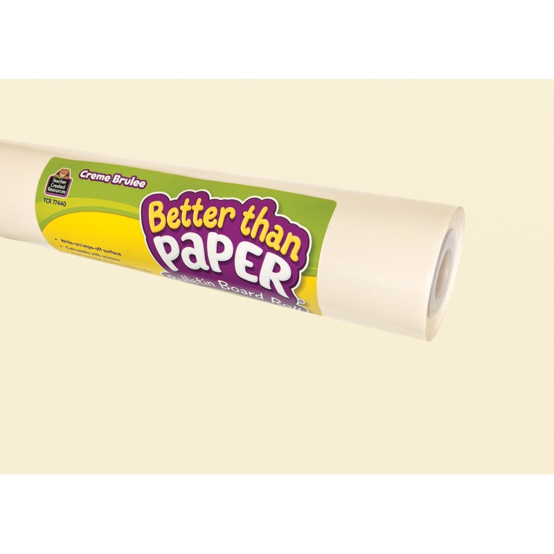 Creme Brulee Better Than Paper Bulletin Board Roll