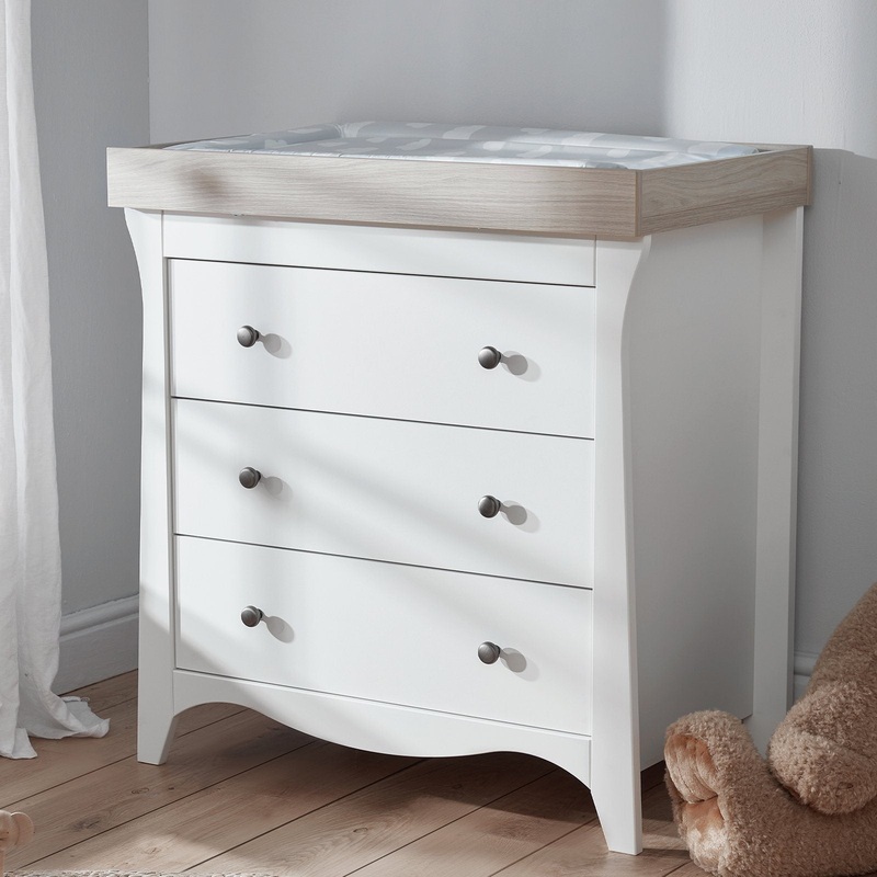 CuddleCo – Clara Dresser Changer – Cashmere & Ash