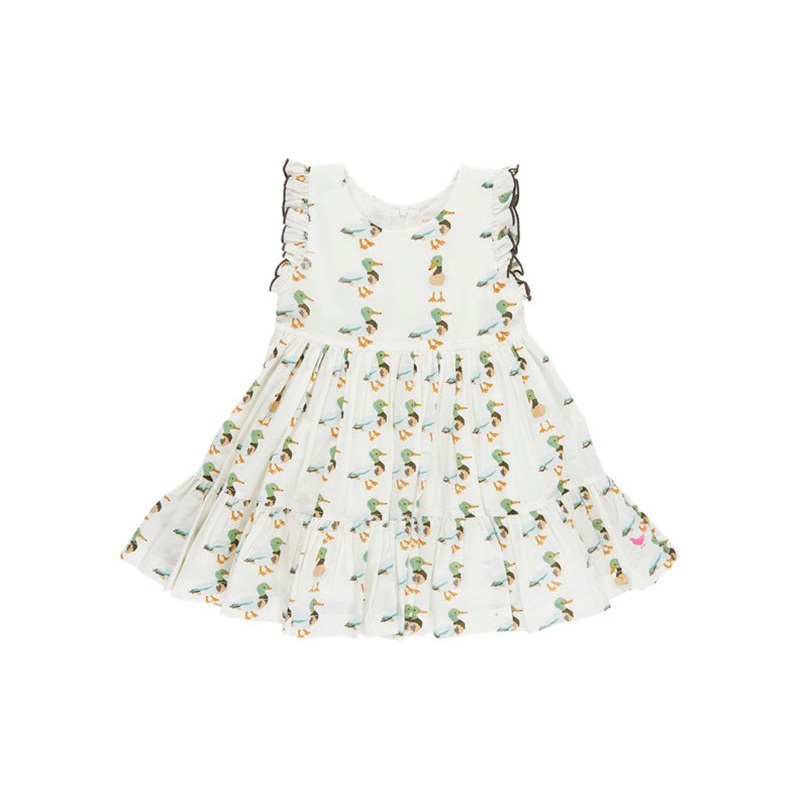 Girl’s Kelsey Dress – Mallard Friends