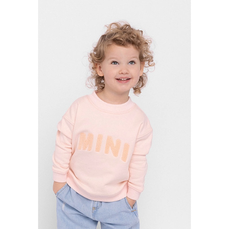 MINI Chenille Sweatshirt – Light Pink