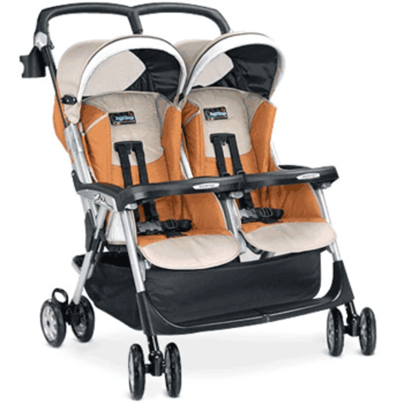 Peg Perego – 2006 Twin Aria Stroller in Ambra Fabric
