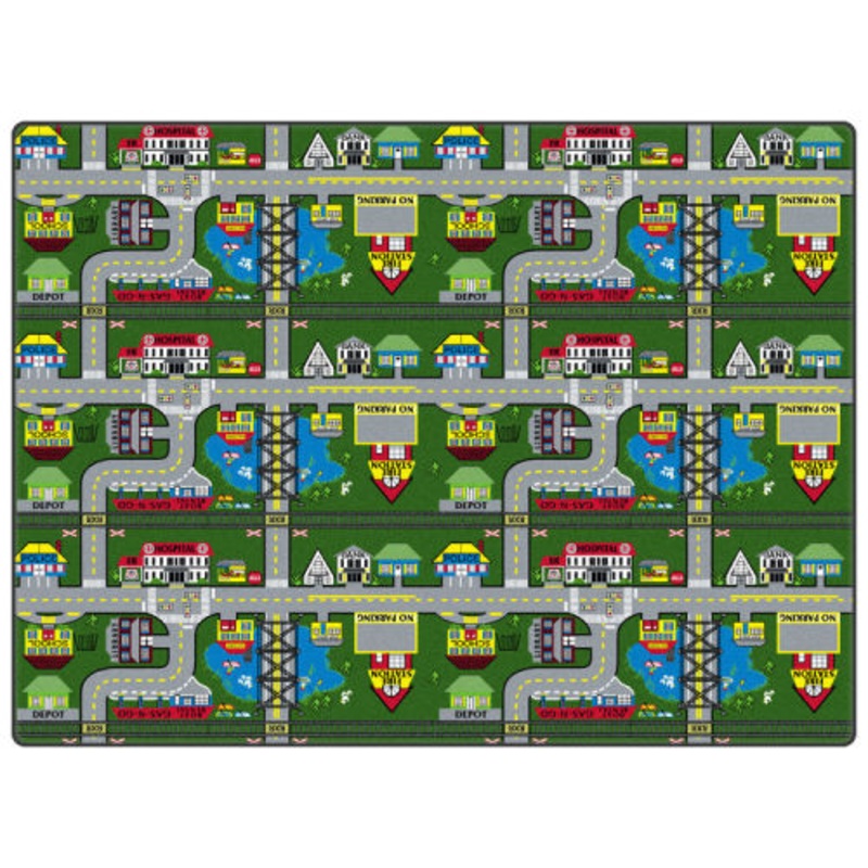 Places-To-Go Play Rug, 6′ x 6′