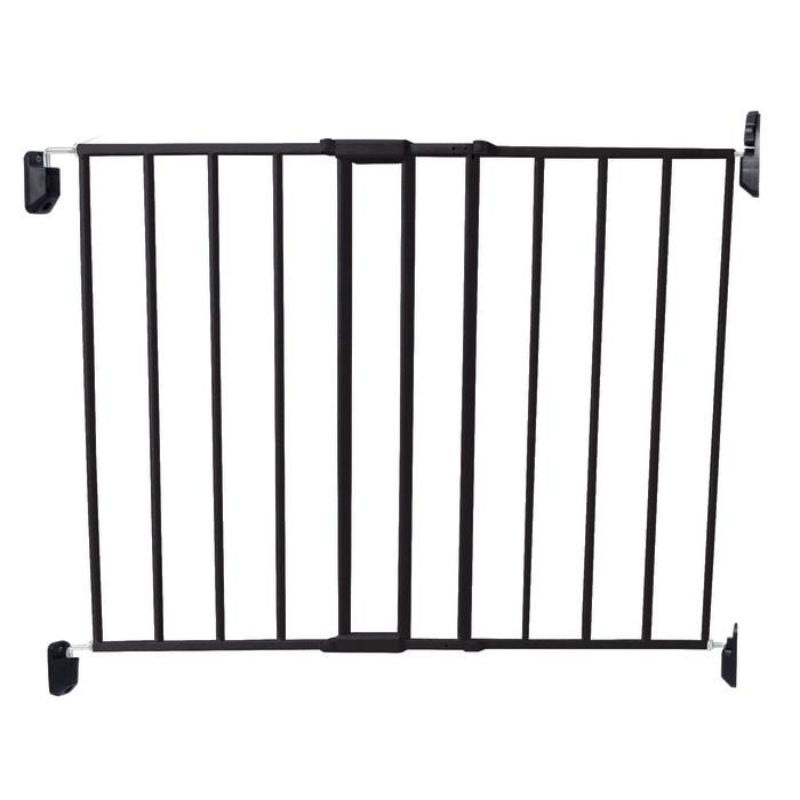 Top of Stairs Expanding Metal Gate – Black