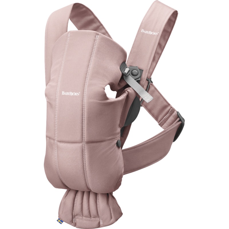 BabyBjrn Carrier Mini Cotton – Dusty Rose