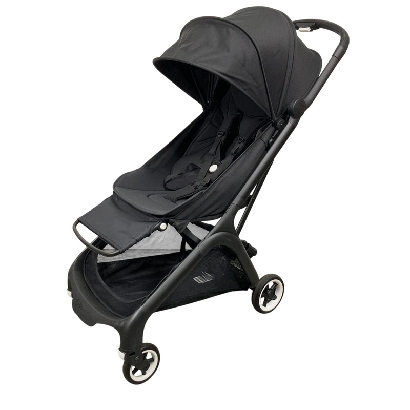 Bugaboo Butterfly Stroller, 2024, Black, Midnight Black, Midnight Black