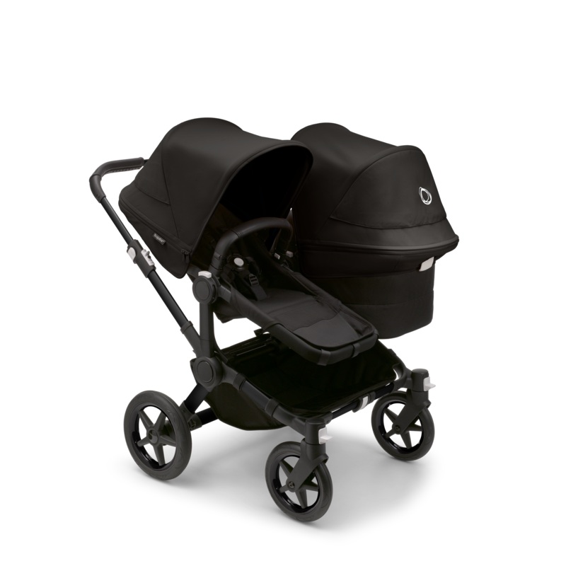 Bugaboo Donkey 5 Duo Bassinet & Seat Stroller – Black Canopy/Black Fabrics/Black Chassis