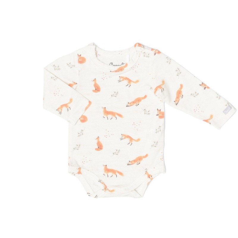 Coccoli – Modal Long Sleeve Bodysuit – Foxes