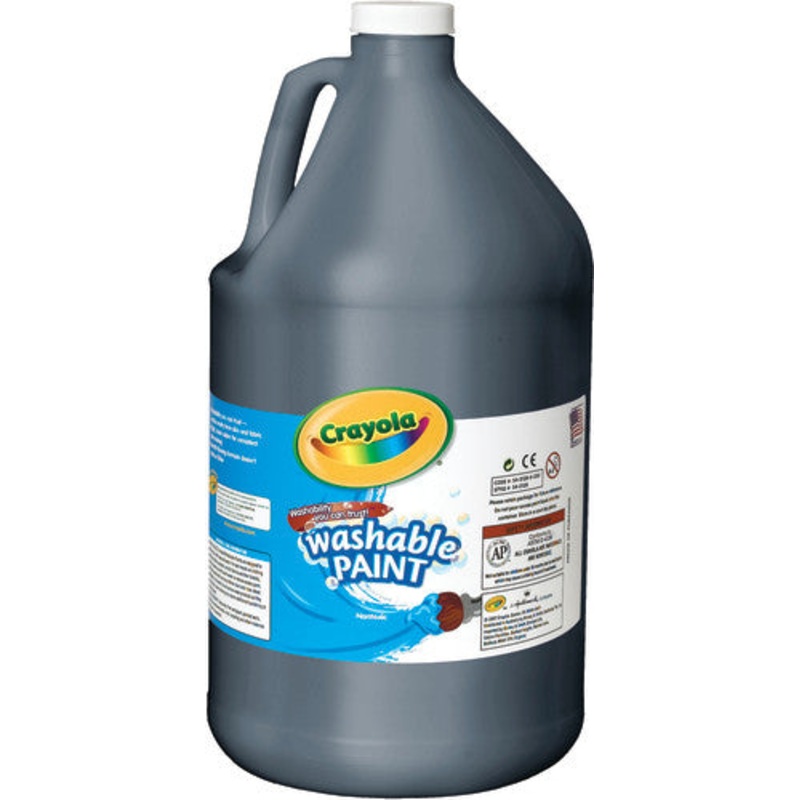 Crayola Washable Paint, Gallon, Black