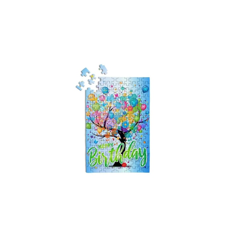 Micro Puzzle Happy Birthday Tree – Mini Jigsaw Puzzle
