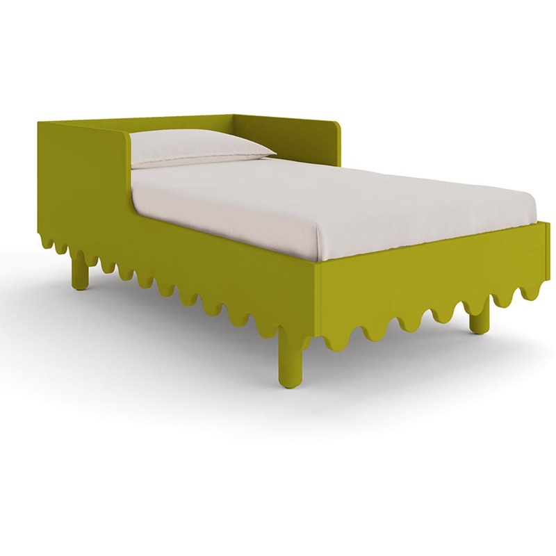 Oeuf OPEN BOX Moss Toddler Bed – Green – Peapod