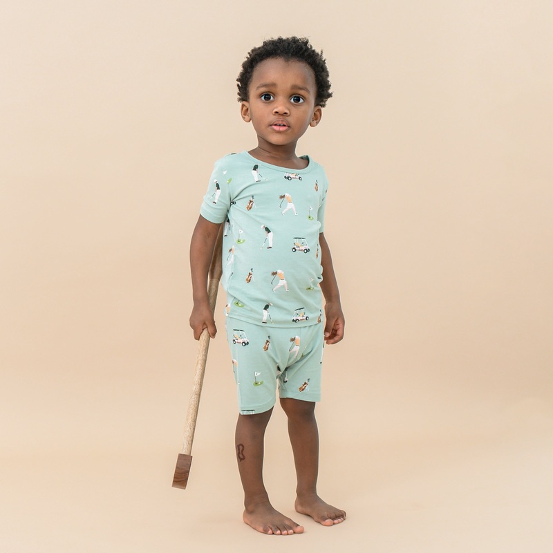 Short Sleeve Pajamas in Golf