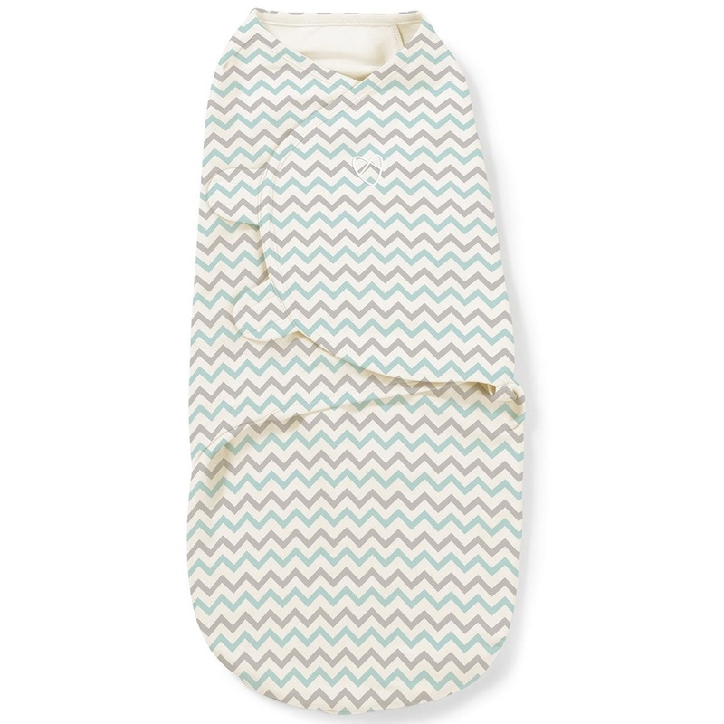 Summer Infant SwaddleMe – Grey/Teal Chevron (Small/Medium)