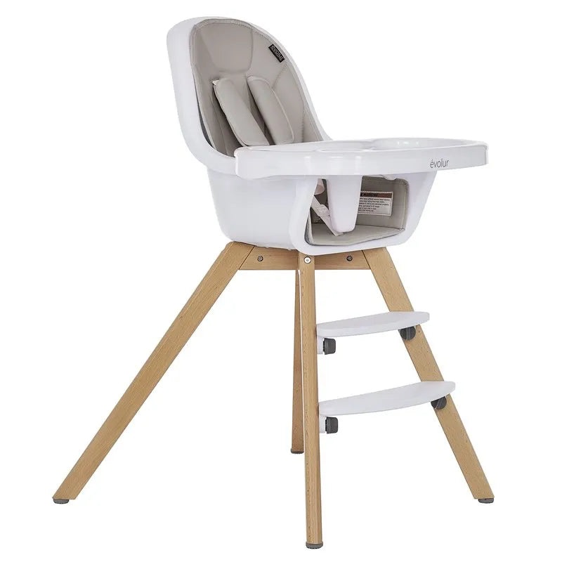 Zoodle 3-in-1 High Chair – Light Gray (See Description)