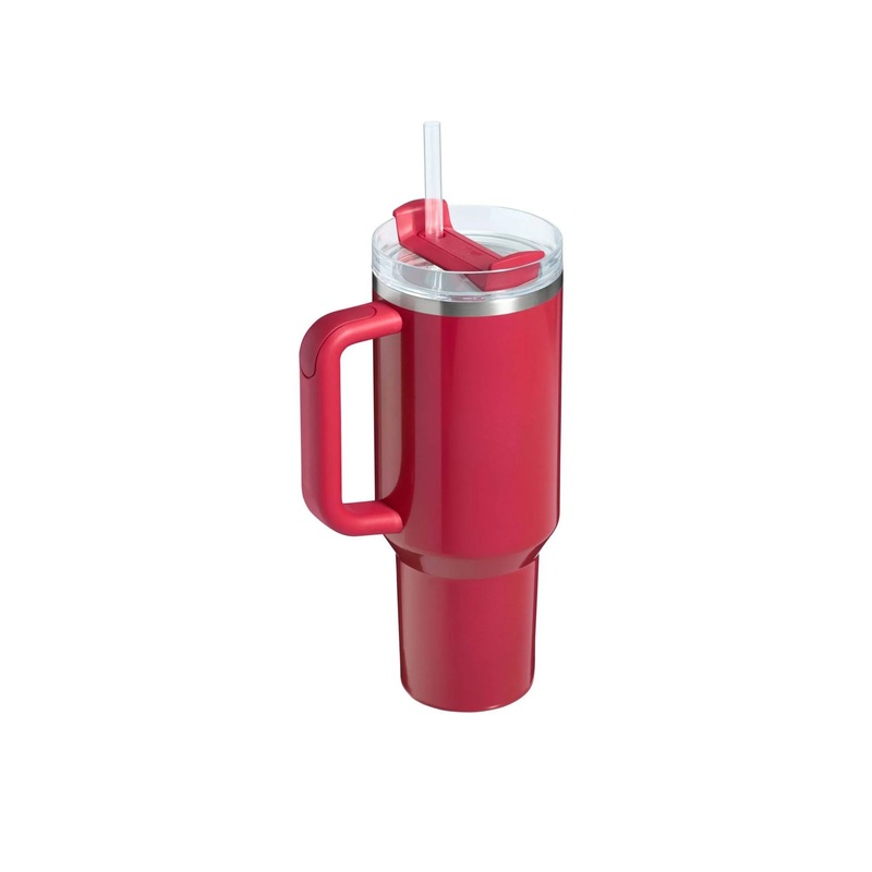 40 oz Stainless Steel H2.0 FlowState Quencher Tumbler Red Delicious – e.l.f.