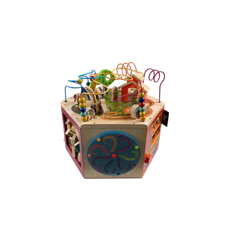 B. toys Youniversity Wooden Activity Cube