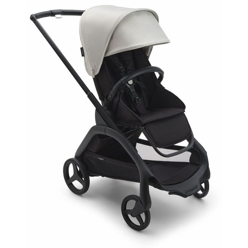 Bugaboo OPEN BOX Dragonfly Complete Lightweight Compact Stroller – Black / Midnight Black / Misty White (Albee Exclusive)