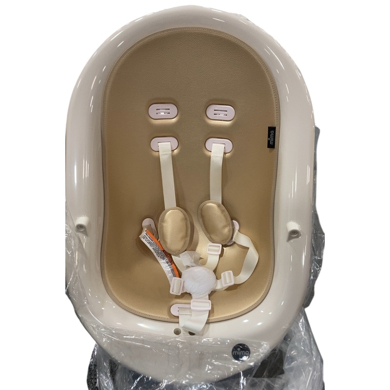 Mima Moon High Chair, White, 2G, Champagne