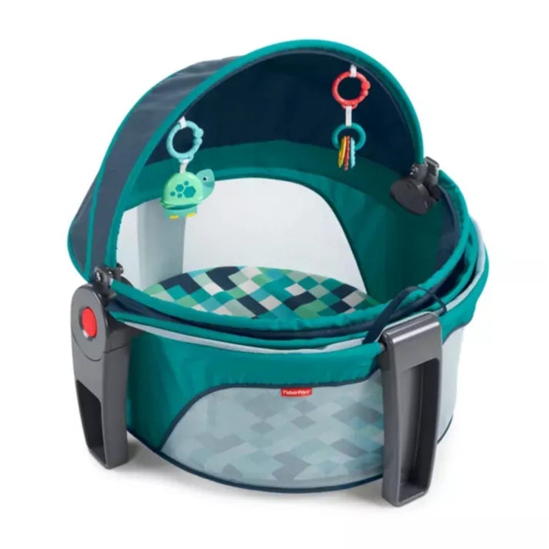 On-the-Go Portable Baby Dome – Pixel Forest (See Description)