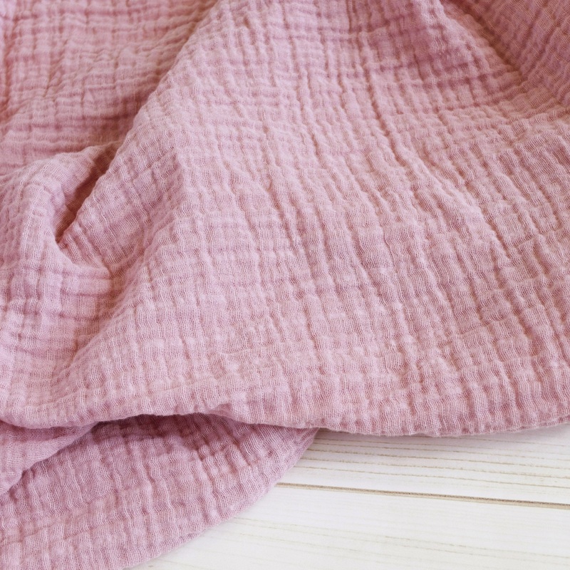 Sugar + Maple Classic Muslin Swaddle – Blush Pink