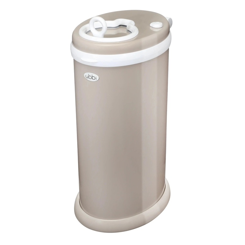 Ubbi – Steel Diaper Pail – Taupe