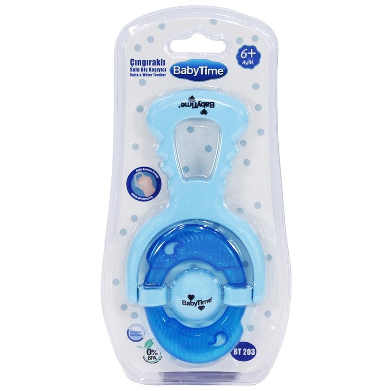 Baby Time Baby Rattle & Water Teether