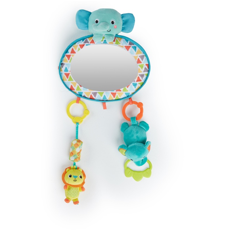 Bright Starts See & Play Auto Mirror for Car Seat and Baby Stroller