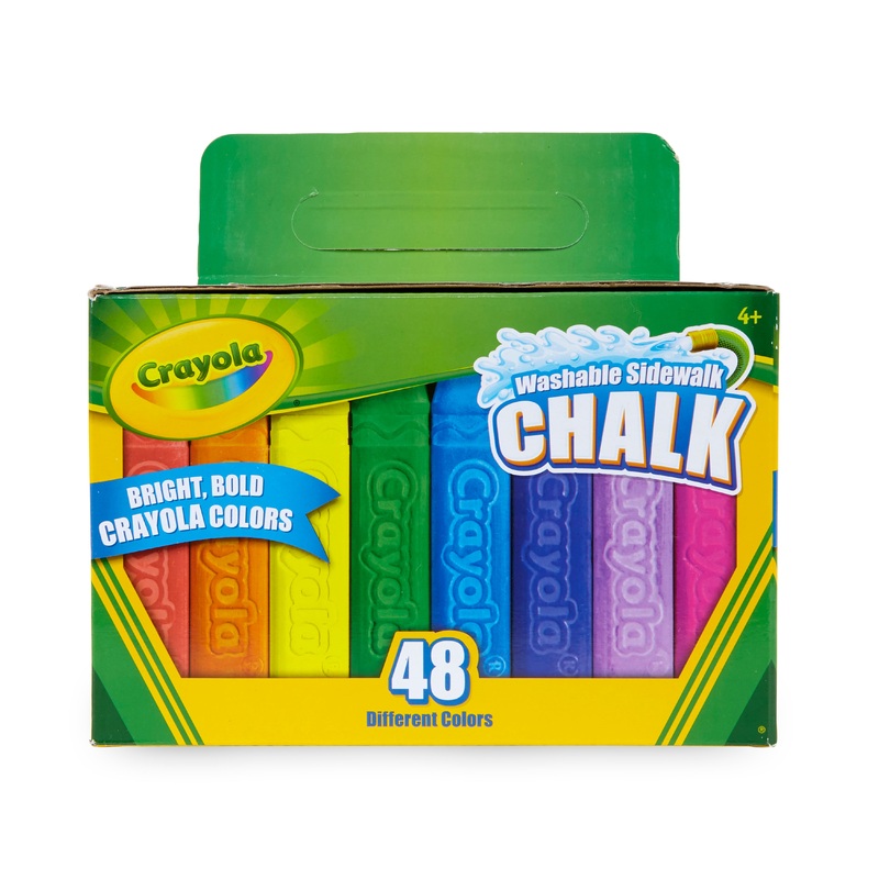 Crayola Washable Sidewalk Chalk (48 Pieces)