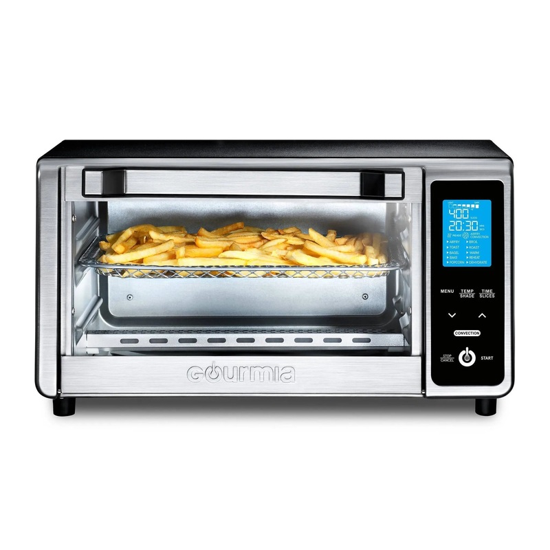 Digital 4-Slice Toaster Oven Air Fryer with 11 Cooking Functions (See Description)