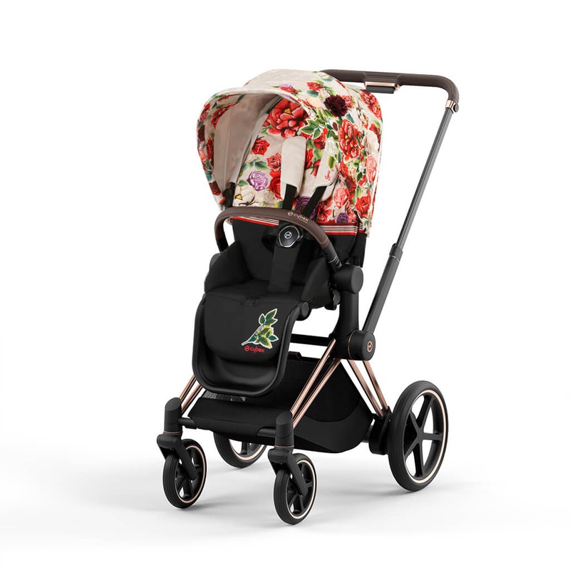 e-Priam 2 Complete Stroller Rose Gold/Spring Blossom