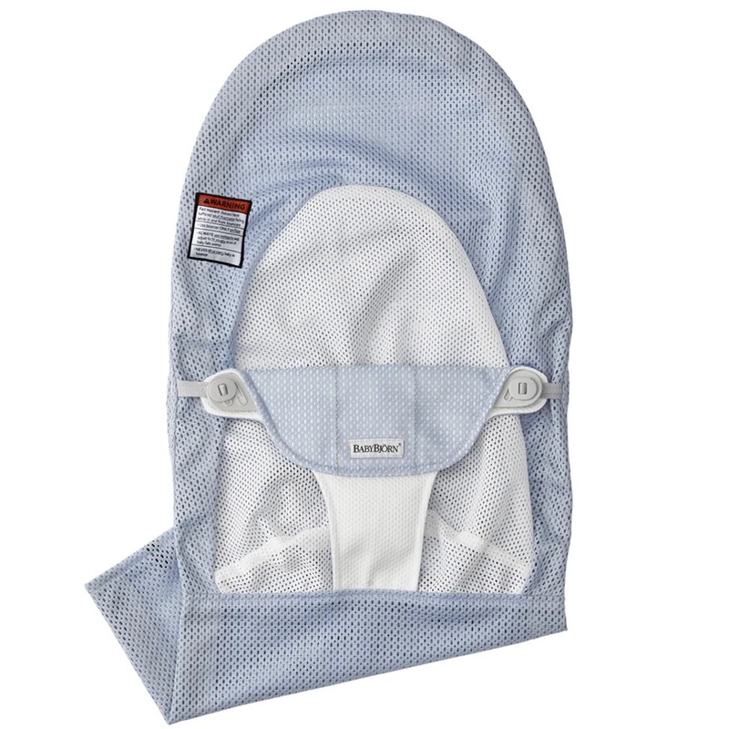 Extra Fabric Seat for Bouncer Balance Soft – Sky Blue/White Mesh