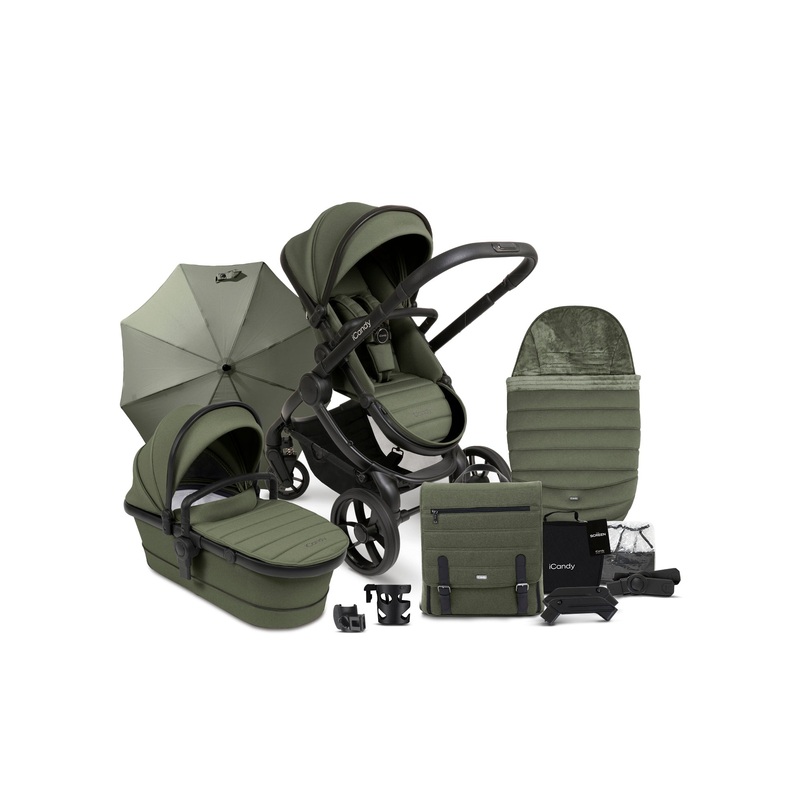 iCandy Peach 7 Pushchair & Carrycot Complete Bundle – Ivy