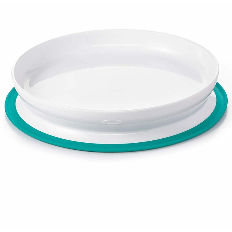 OXO Tot Stick & Stay Plate – Teal