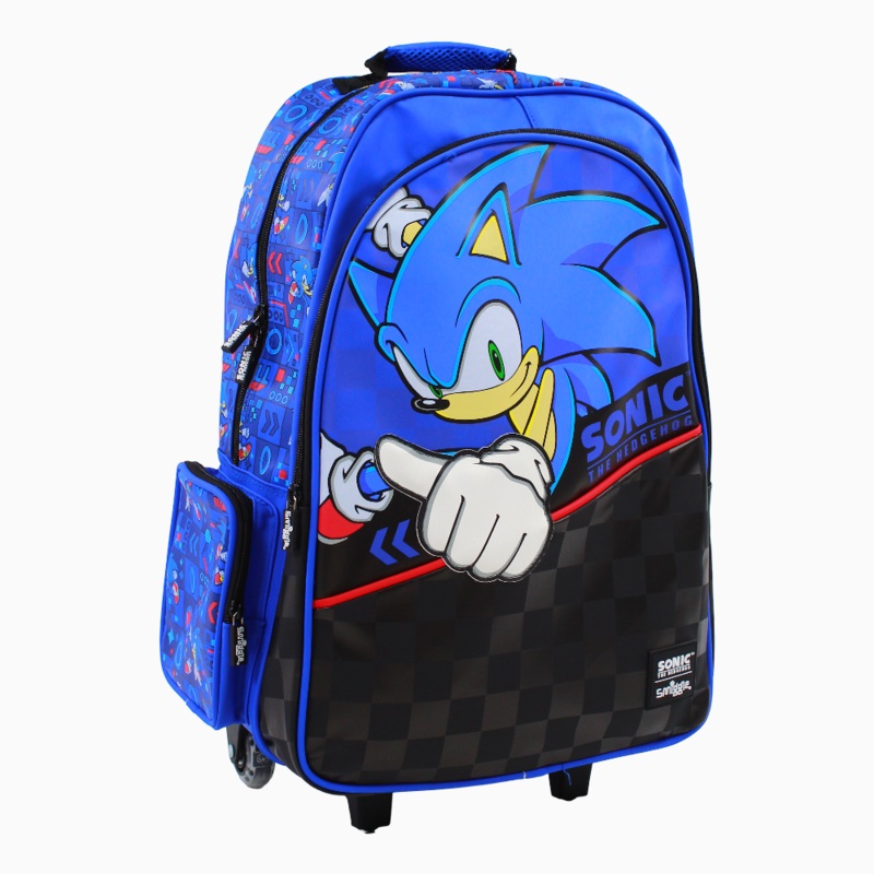Sonic the Hedgehog Trolley Bag – Blue (18 Inches)
