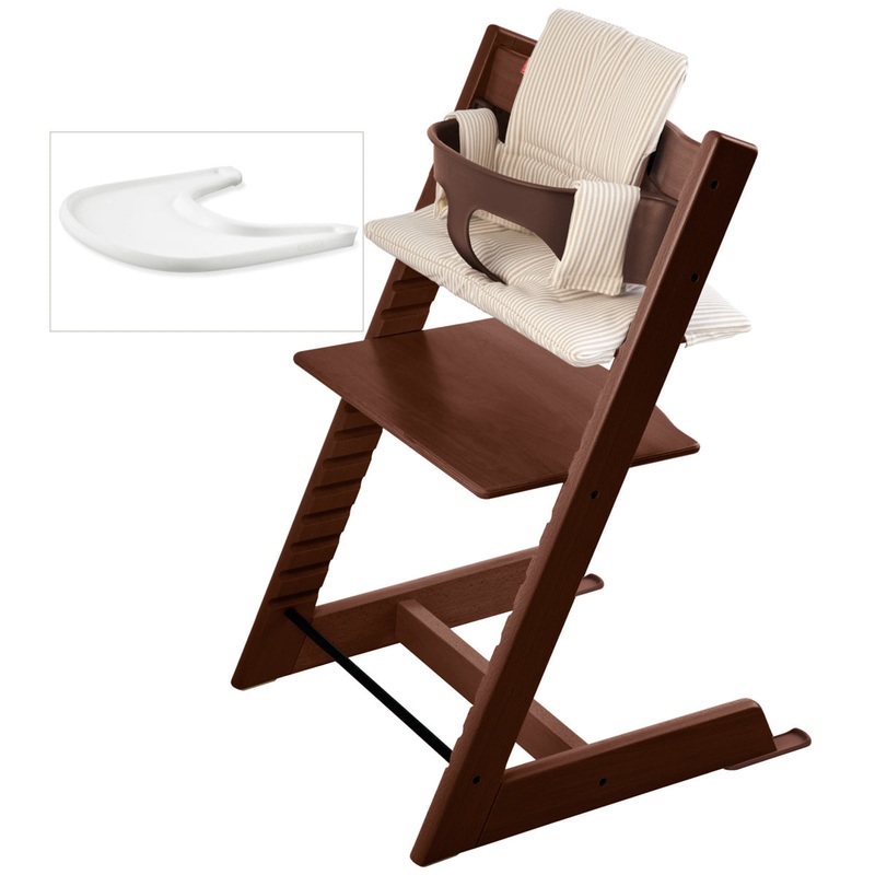 Stokke Tripp Trapp Bundle – Walnut / Beige Stripe