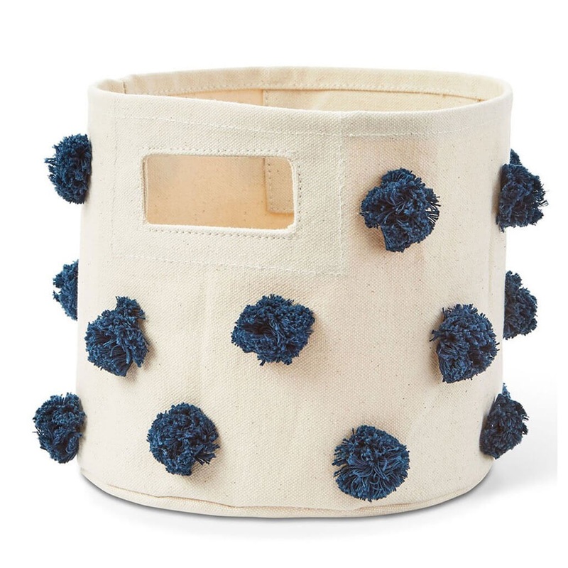 Storage Mini Pom Pom Navy