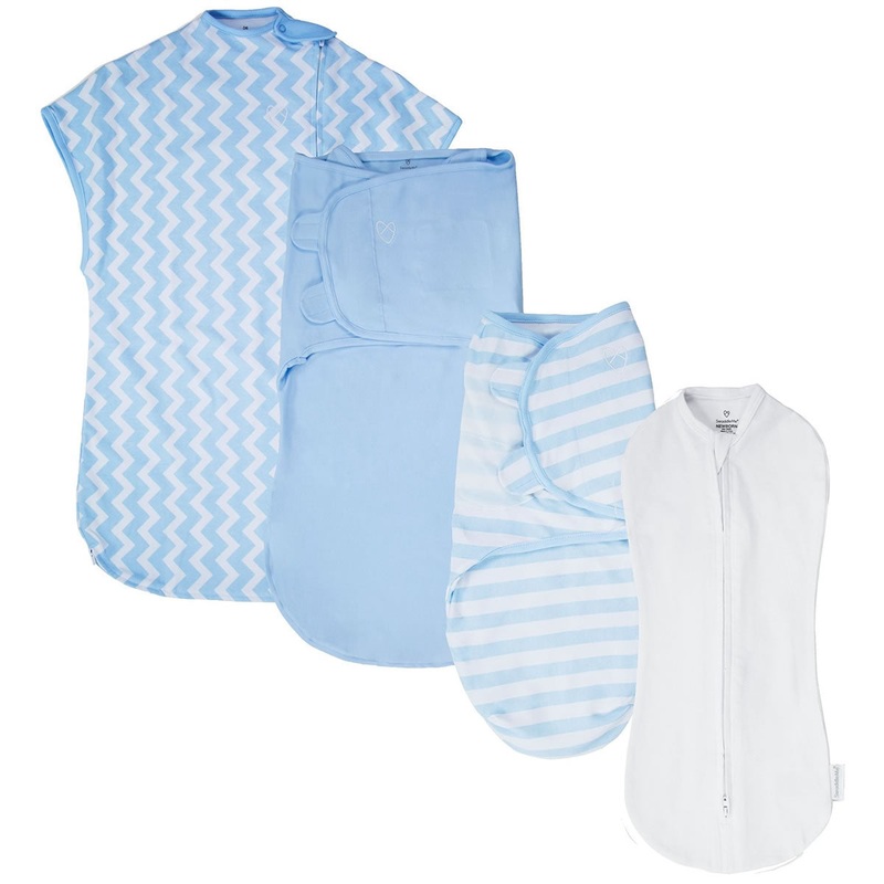 Summer Infant SwaddleMe 1st Year Safe Sleep Gift Set – Blue