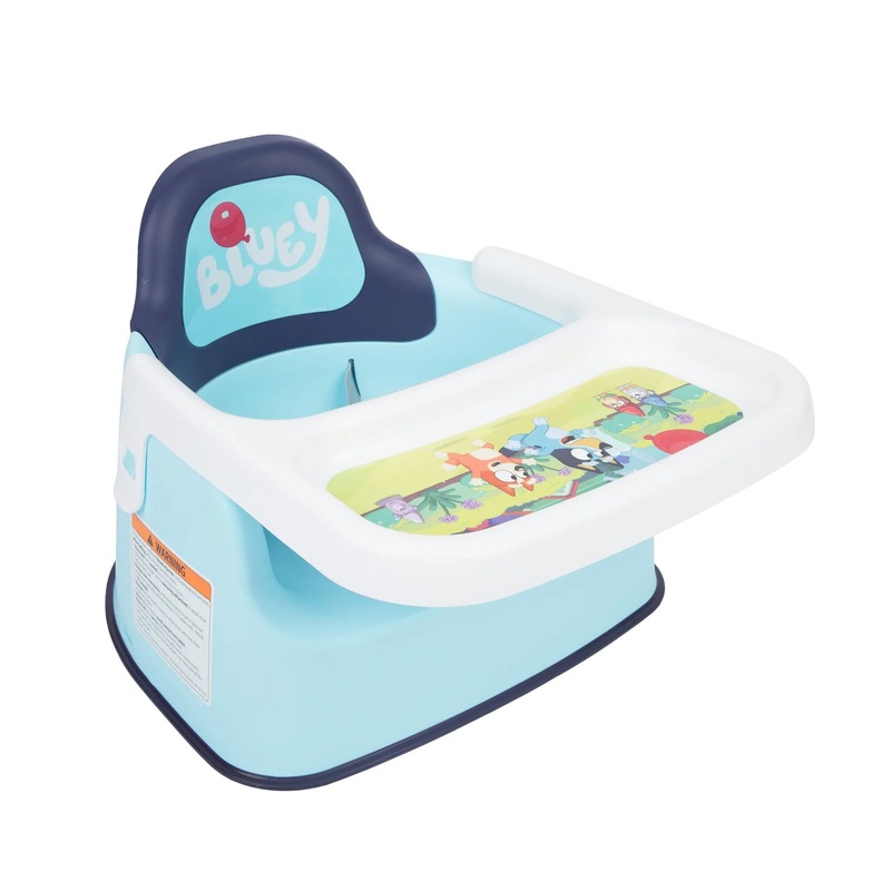 The First Years  Mealtime Booster Seat –  Blue/White (See Description)