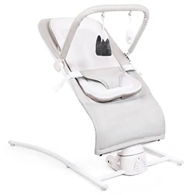 Alpine Wave Deluxe Bouncer with Motion – Driftwood Gray