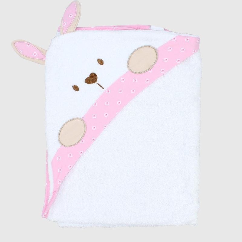 Bunny Head Baby Hooded Towel